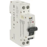 IEK ARMAT Автоматический выключатель дифференциального тока B06S 1P+NP C13 30мА тип AC (18мм)