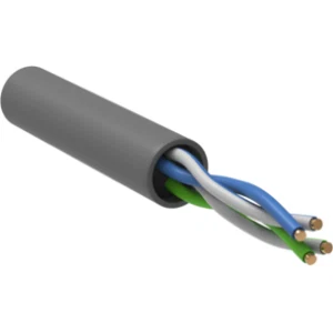 IEK Витая пара U/UTP кат.5E 24AWG 2 пары PVC 1м серый (305м) РФ GENERICA - BC1-C5E02-111-305-R-G IEK Витая пара U/UTP кат.5E 24AWG 2 пары PVC 1м серый (305м) РФ GENERICA - BC1-C5E02-111-305-R-G