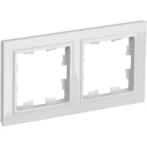 IEK BRITE Рамка 2-местная РУ-2-БрБ белый - BR-M22-K01 IEK BRITE Рамка 2-местная РУ-2-БрБ белый - BR-M22-K01