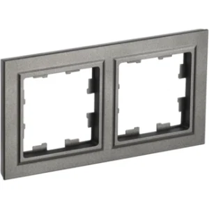 IEK BRITE Рамка 2-местная РУ-2-БрШ шампань - BR-M22-K37 IEK BRITE Рамка 2-местная РУ-2-БрШ шампань - BR-M22-K37