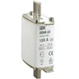 IEK Плавкая вставка предохранителя ППНИ-33 габарит 00С 100А