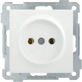 IEK Розетка без заземляющего контакта РС10-1-0-Б 10А BOLERO белый
