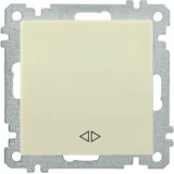 IEK Выключатель 1-клавишный перекрестный ВС10-1-3-Б 10А BOLERO кремовый