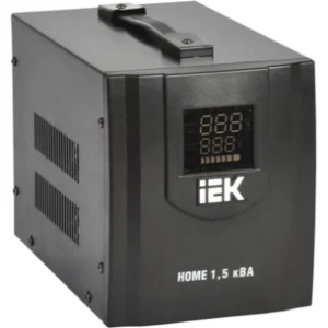 IEK Стабилизатор напряжения переносной HOME 1,5кВА (СНР1-0-1,5) - IVS20-1-01500 IEK Стабилизатор напряжения переносной HOME 1,5кВА (СНР1-0-1,5) - IVS20-1-01500