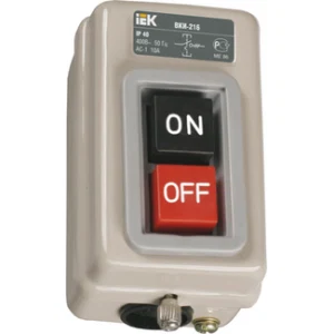 IEK Выключатель ВКИ-230 3Р 16А 230/400В IP40 - KVK30-16-3 IEK Выключатель ВКИ-230 3Р 16А 230/400В IP40 - KVK30-16-3