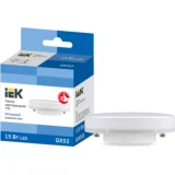 IEK Лампа светодиодная T75 таблетка 15Вт 230В 6500К GX53