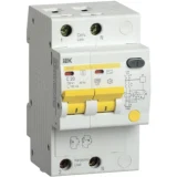 IEK Дифференциальный автоматический выключатель АД12S 2Р 20А 100мА