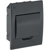 IEK KREPTA 3 Корпус пластиковый ЩРВ-П-6 IP41 черная дверь черный