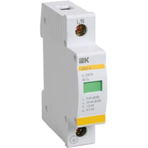 IEK Ограничитель импульсных перенапряжений ОПС1-B 1Р 30/60кА 400B - MOP20-1-B IEK Ограничитель импульсных перенапряжений ОПС1-B 1Р 30/60кА 400B - MOP20-1-B