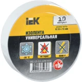 IEK Изолента 0,13х15мм белая 10м