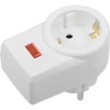 IEK Сетевой фильтр СФ-01 1 место 2P+PE 16А белый