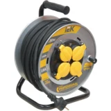 IEK Катушка УК30 на мет. с термозащитой 4 места 2P+PE/30м КГ 3х2,5мм2 IP44 PROFESSIONAL
