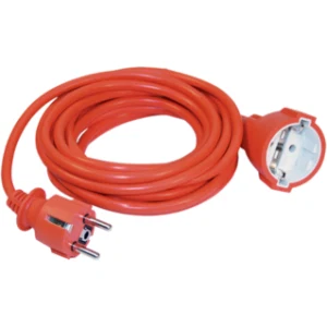 IEK Шнур УШ-01РВ с вилкой и розеткой 2P+PE/20м 3х1,0мм2 оранжевый - WUP10-20-K09-N IEK Шнур УШ-01РВ с вилкой и розеткой 2P+PE/20м 3х1,0мм2 оранжевый - WUP10-20-K09-N
